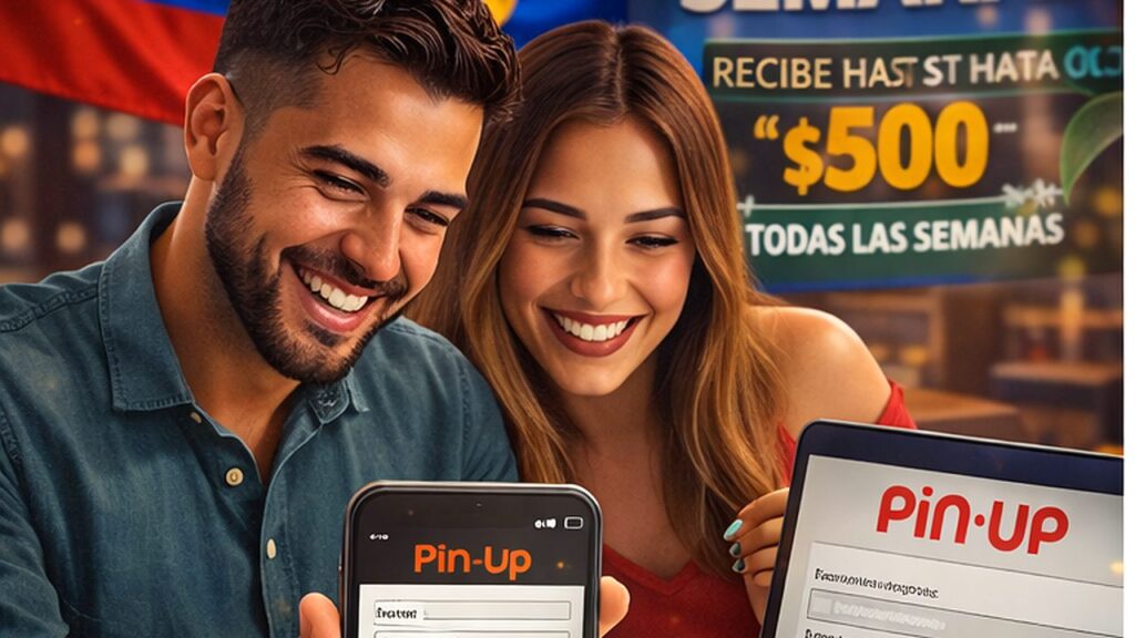 Registro y verificación de cuenta en casino pinup Ecuador, usuario completando el alta desde móvil y portátil con promociones exclusivas y bonos semanales